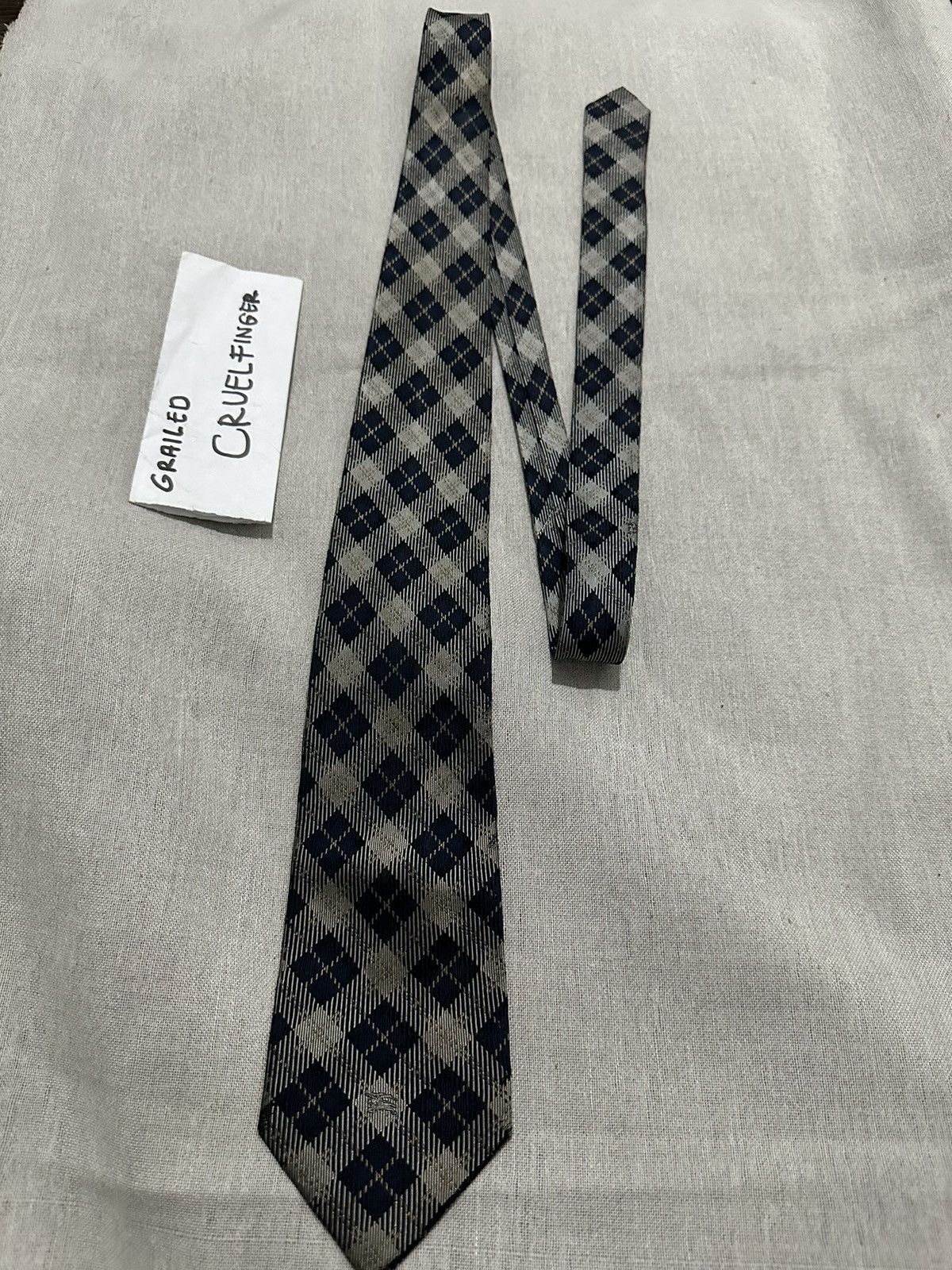 Burberry × Vintage Vintage Burberry Tie Size ONE SIZE - 2 Thumbnail