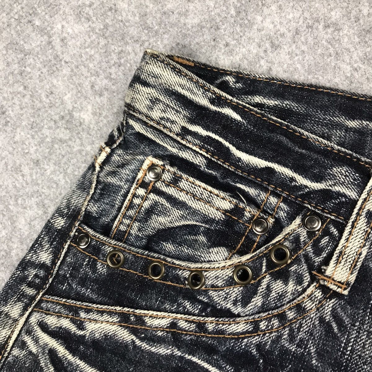 Japanese Brand FLARE JEANS🔥SIRMIONE FADED DENIM PANTS Size US 28 / EU 44 - 8 Thumbnail