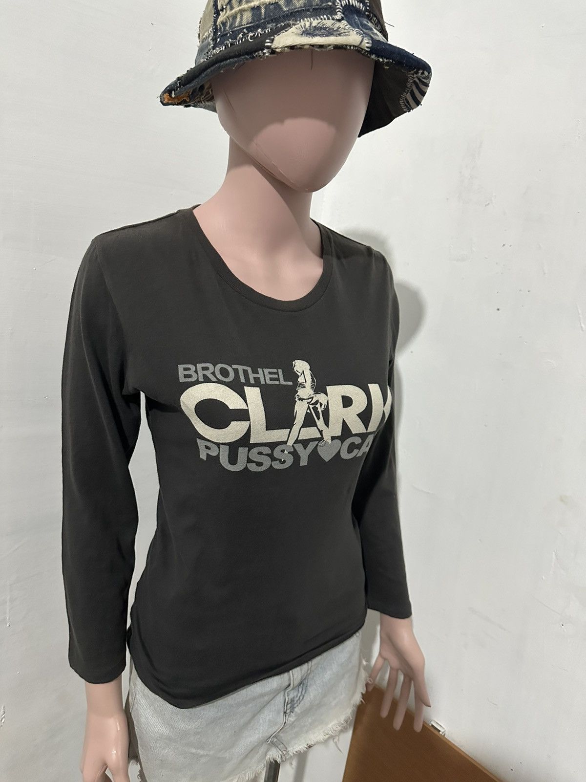 Japanese Brand Moussy Longsleeve Vicious Business Girl Pussy Cat Size M / US 6-8 / IT 42-44 - 2 Thumbnail