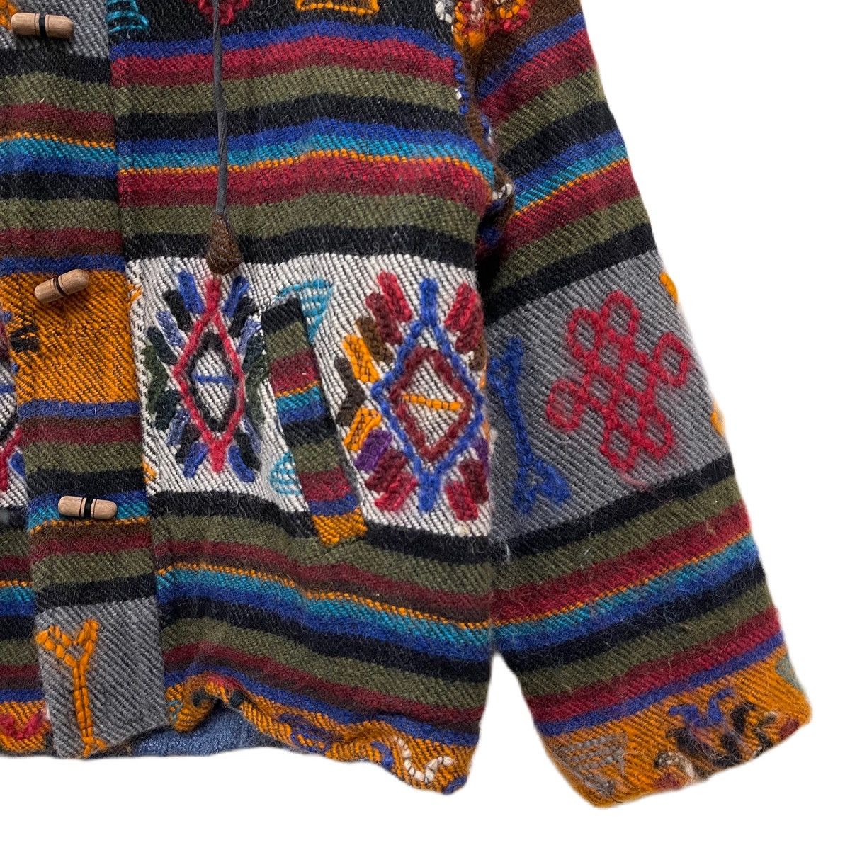 Vintage Vintage navajo aztec wool sweater hoodie Size US S / EU 44-46 / 1 - 8 Thumbnail
