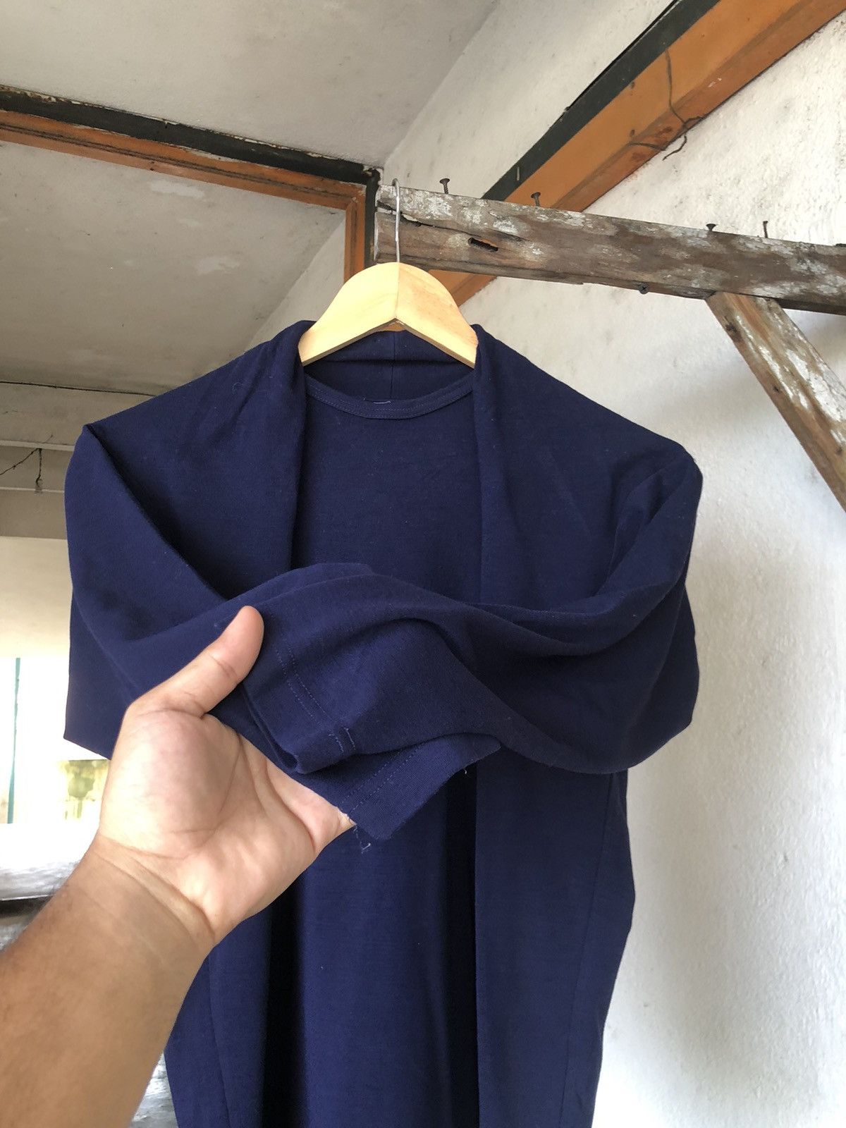 Issey Miyake Vintage 80s Issey Miyake Long Sleeve Shirt Size M / US 6-8 / IT 42-44 - 9 Thumbnail