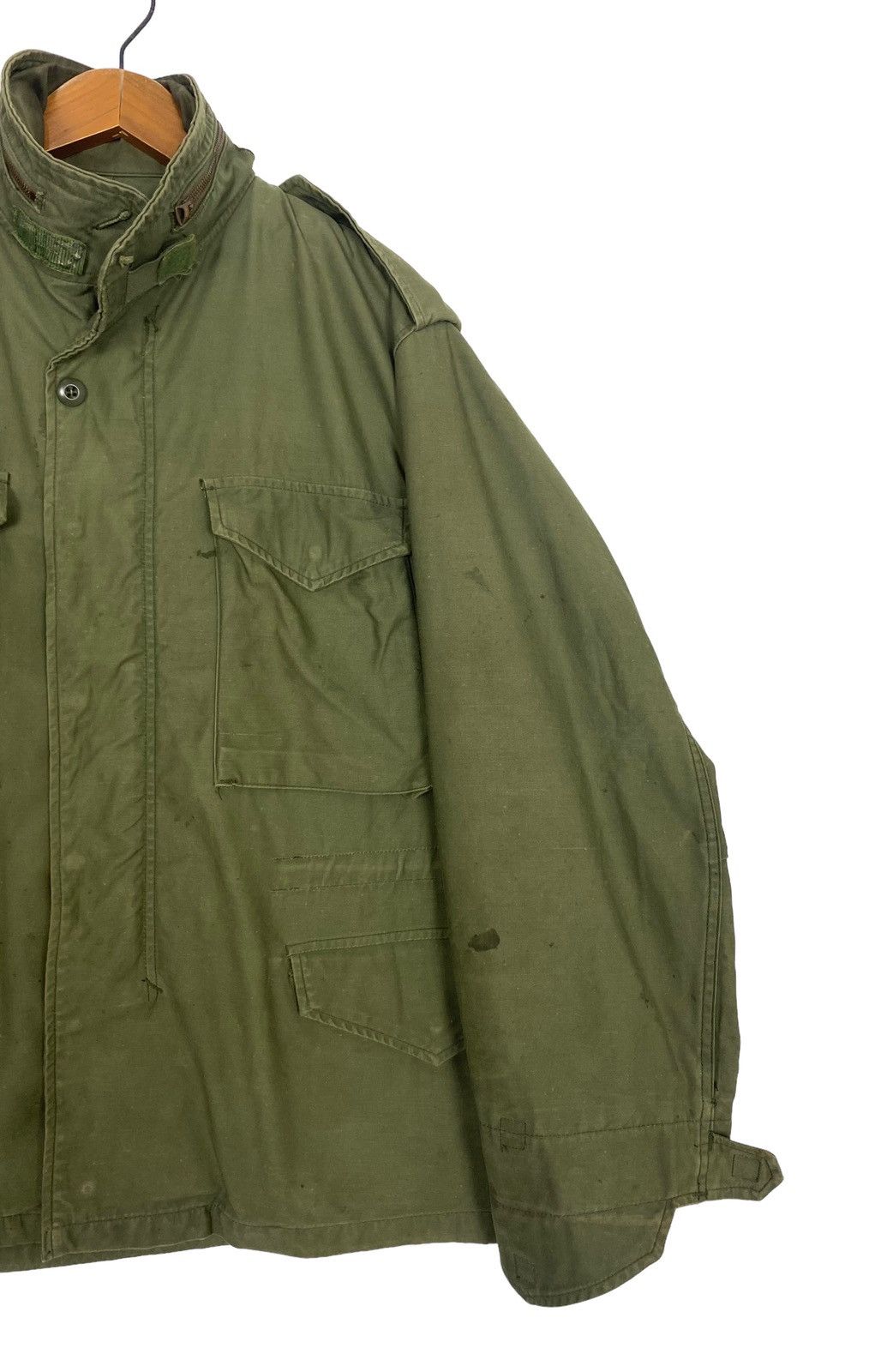 Alpha Industries Rare‼️ Vintage Alpha Industries M-65 Field Jacket Scovill Size US M / EU 48-50 / 2 - 3 Thumbnail