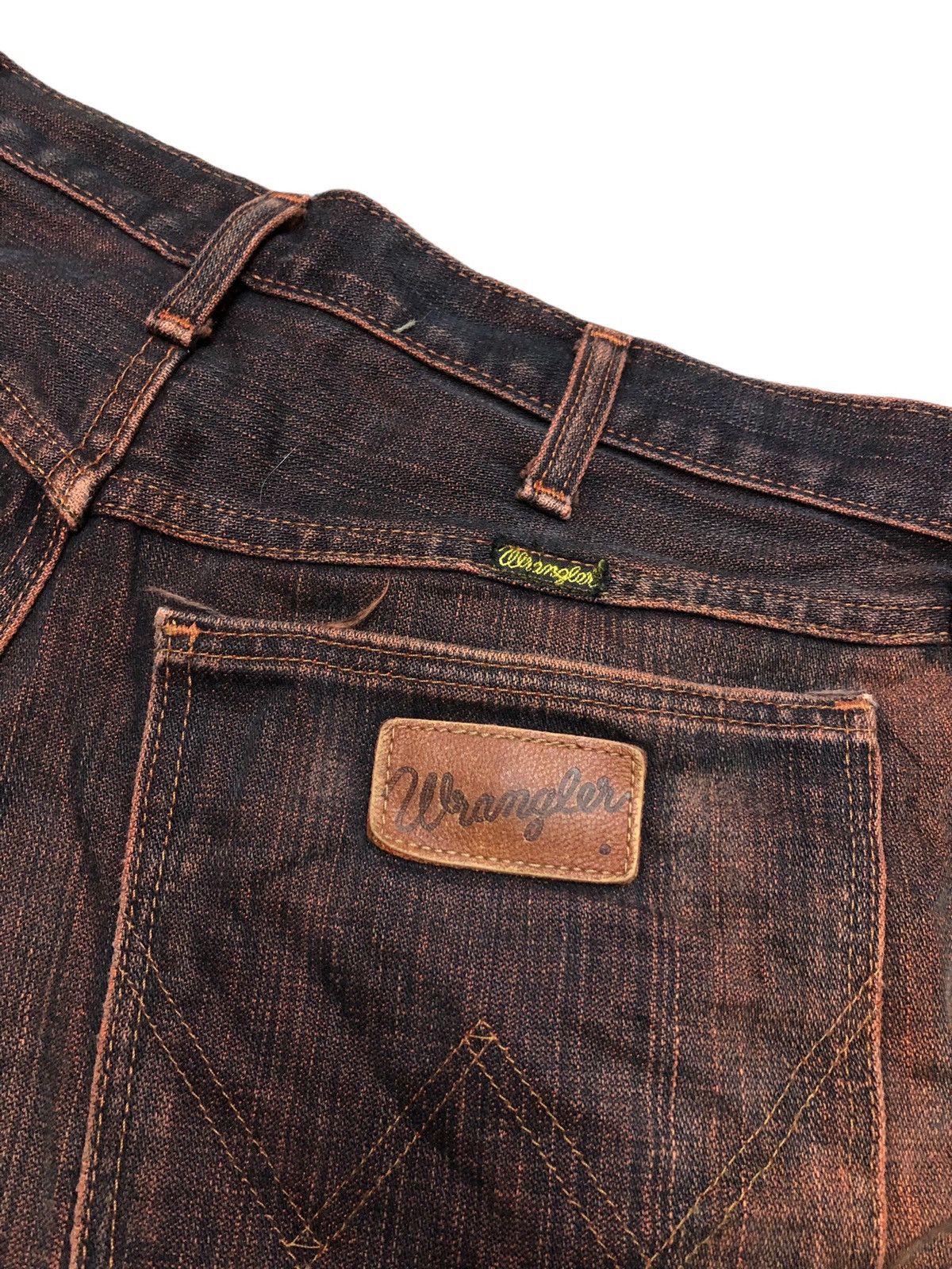 Wrangler FLARED⚡️⚡️RUSTY BLUE VINTAGE WRANGLER DENIM Size US 31 - 3 Thumbnail