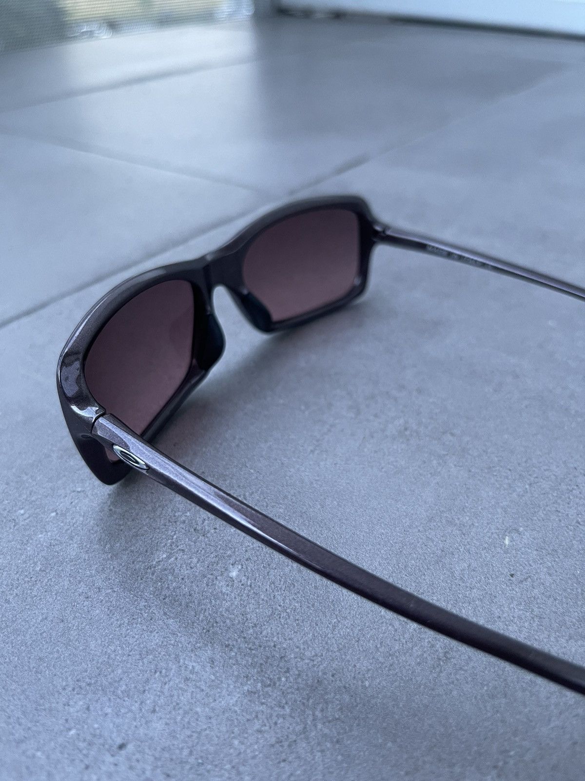 Oakley Oakley OO9203-06 "Hall Pass" Dark Cherry Square Sunglasses Size ONE SIZE - 6 Thumbnail