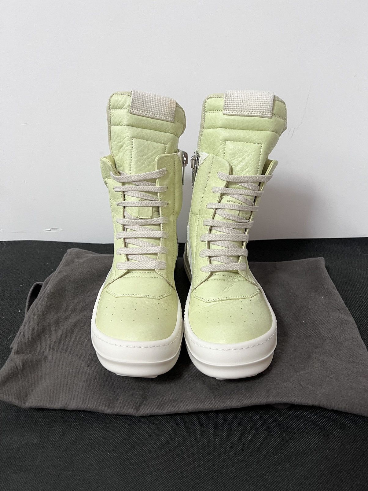 Rick Owens Rick owens fw18 lime geobasket sz37.5 Size US 7.5 / IT 37.5 - 3 Thumbnail