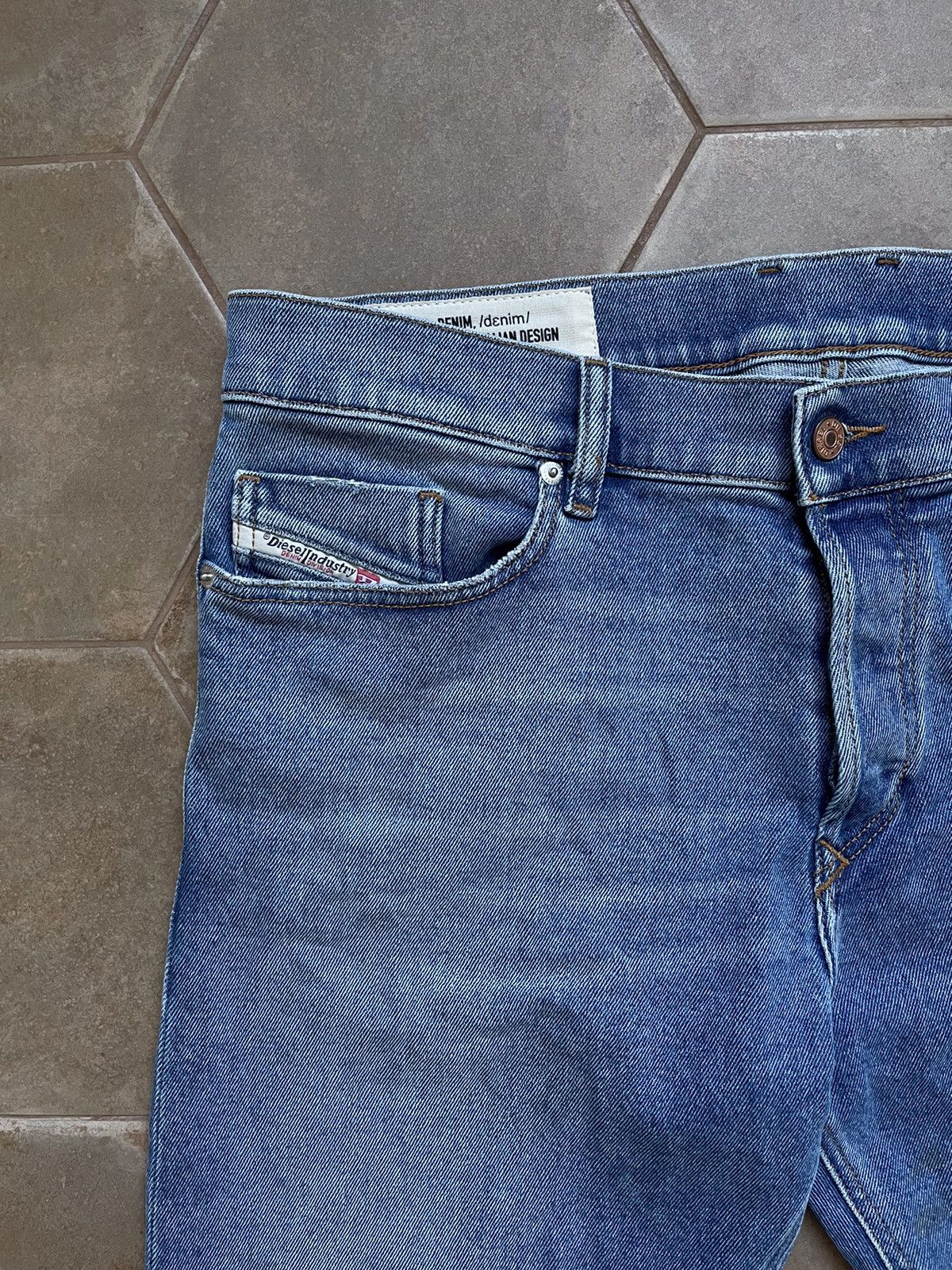 Designer × Diesel DIESEL Y2K DENIM JEANS PANTS Size US 34 / EU 50 - 2 Thumbnail