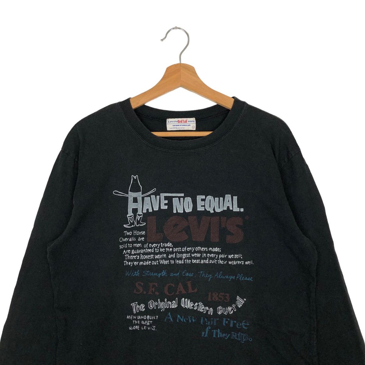Levi's VINTAGE LEVI’S SPELL OUT BIG LOGO CONSTRUCTION DESTROY STYLE Size US L / EU 52-54 / 3 - 2 Thumbnail