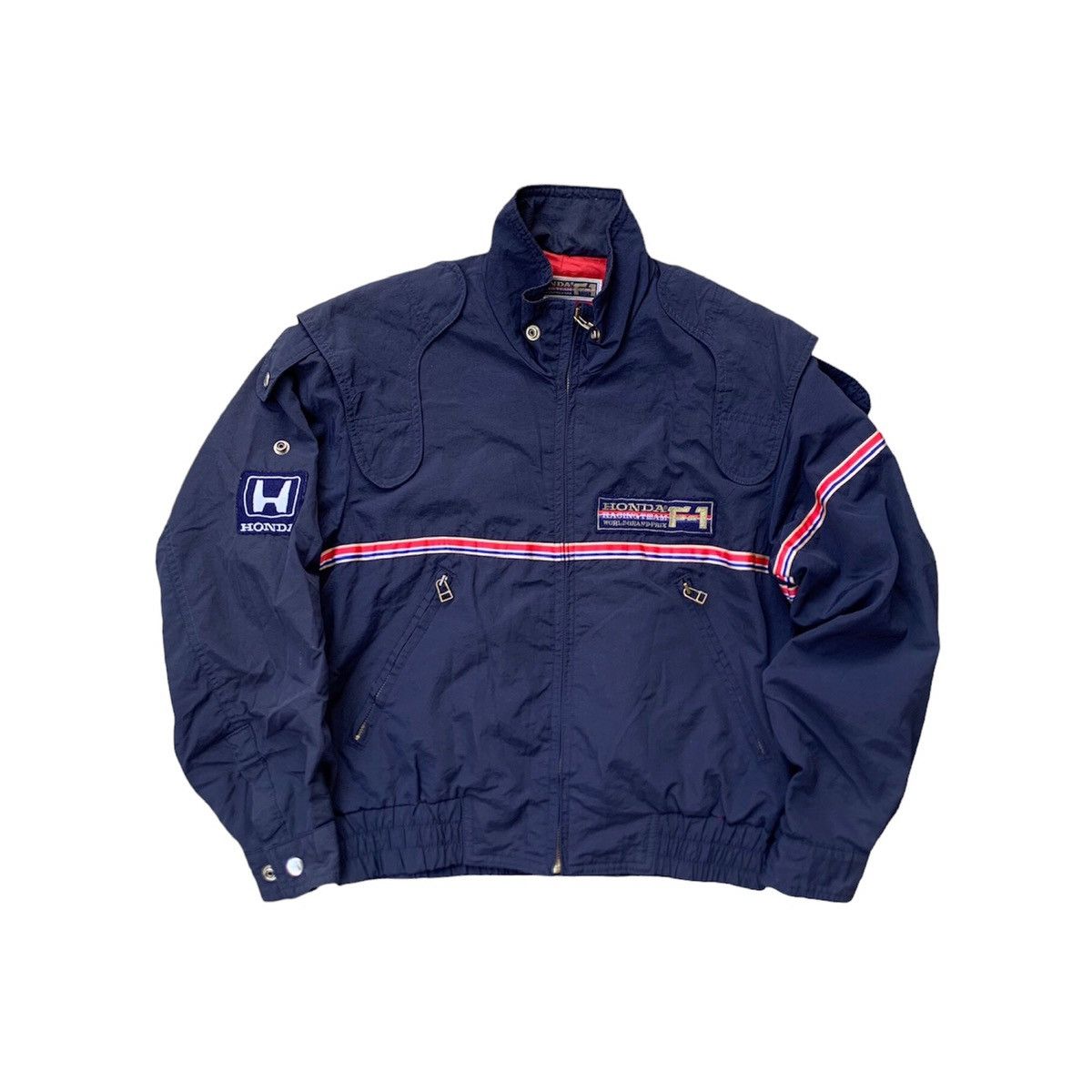 image of Formula Uno x Honda Vintage Honda Formula One Grand Prix Racing Team S Fits M in Blue (Size Small)