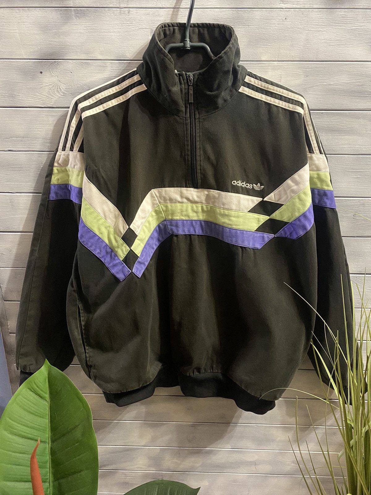 Vintage Rare Vintage 1/3 zip Sweatshirt Adidas. Y2K style. Size US S / EU 44-46 / 1 - 1 Thumbnail