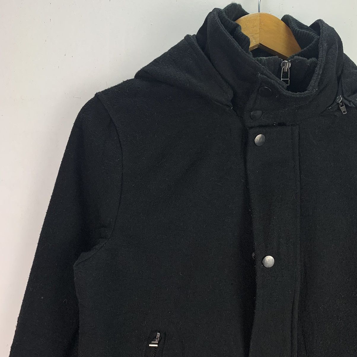 Japanese Brand × Vintage Vintage Japanese brand Full zipper wool jacket Size US M / EU 48-50 / 2 - 3 Thumbnail