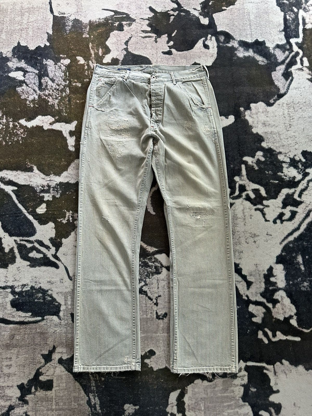 Polo Ralph Lauren 00s Polo Ralph Lauren carpenter wabash denim jeans Size US 34 / EU 50 - 1 Thumbnail