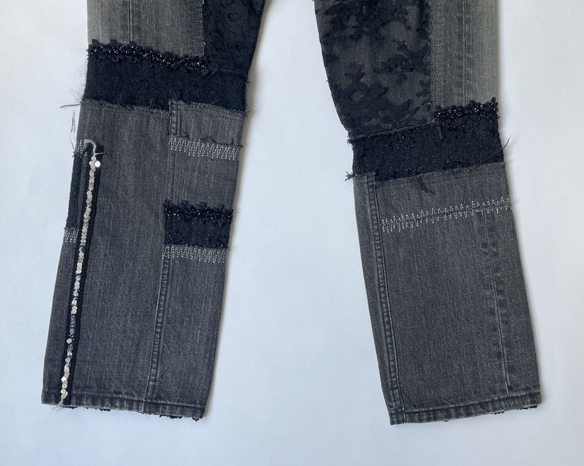 Comme des Garcons A/W 14 Distressed Patchwork Jeans Size 28" / US 6 / IT 42 - 18 Thumbnail