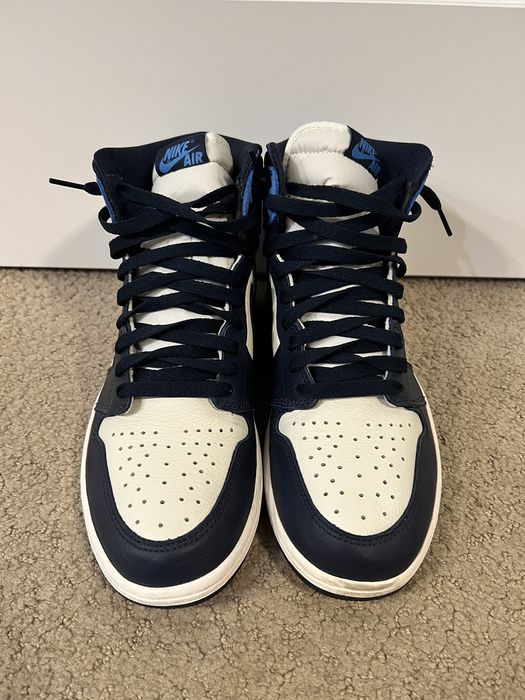 jordan 1 retro high obsidian size 7