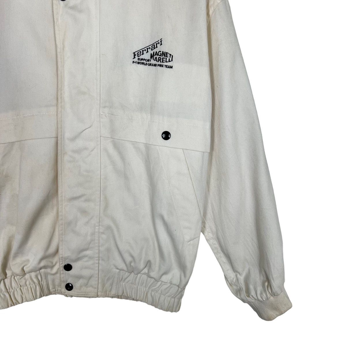 Ferrari 🔥 RARE 80s FERRARI MAGNETI MARELLI F-1 WORLD GRAND PRIX TEAM Size US M / EU 48-50 / 2 - 6 Thumbnail