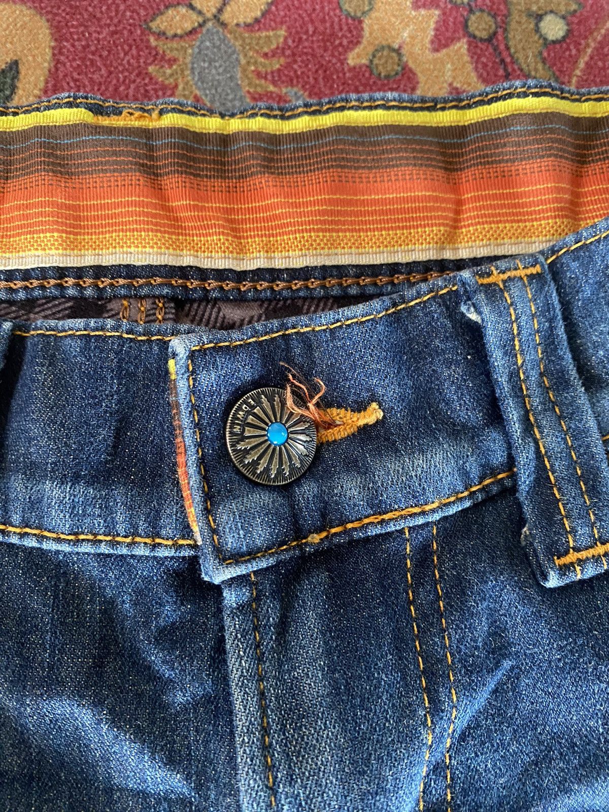 Edwin Vintage Edwin 503 Blue Trip Size US 32 / EU 48 - 6 Thumbnail