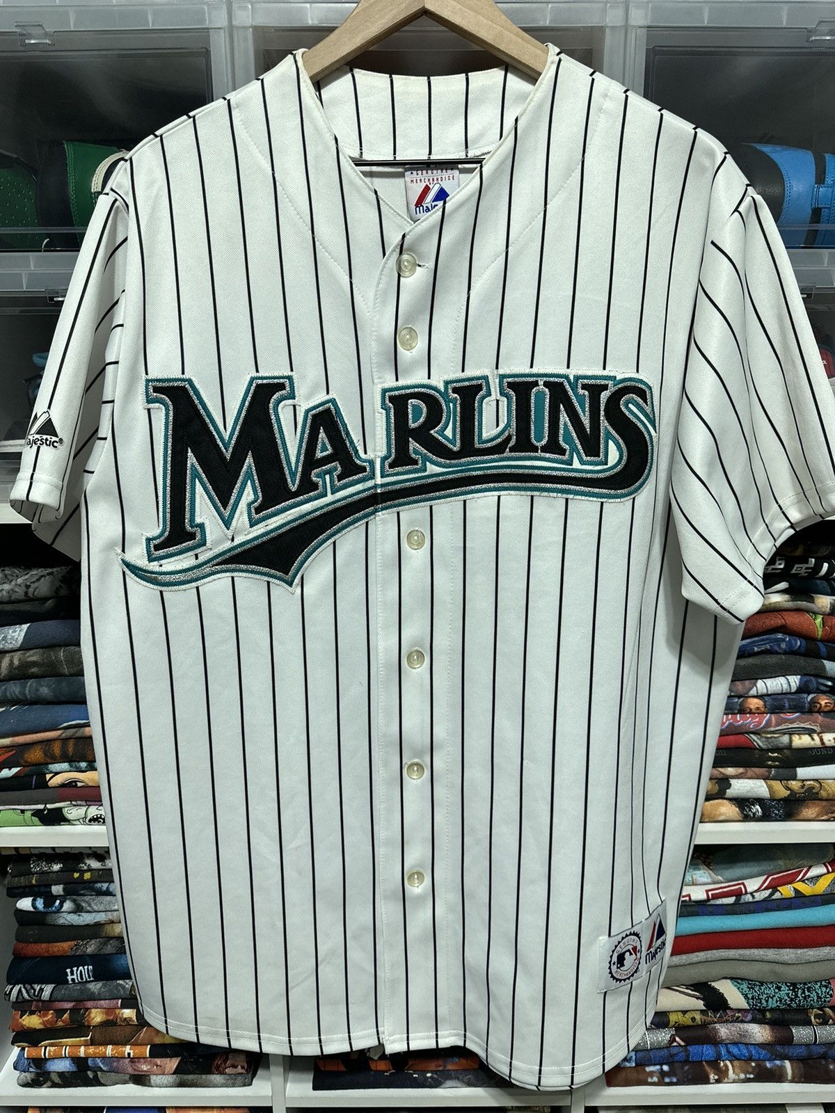 MLB Delete today!!! Vintage 90s Miami Marlins MLB Baseball Embroided Logo  MajesticDaimond Collection, Grailed