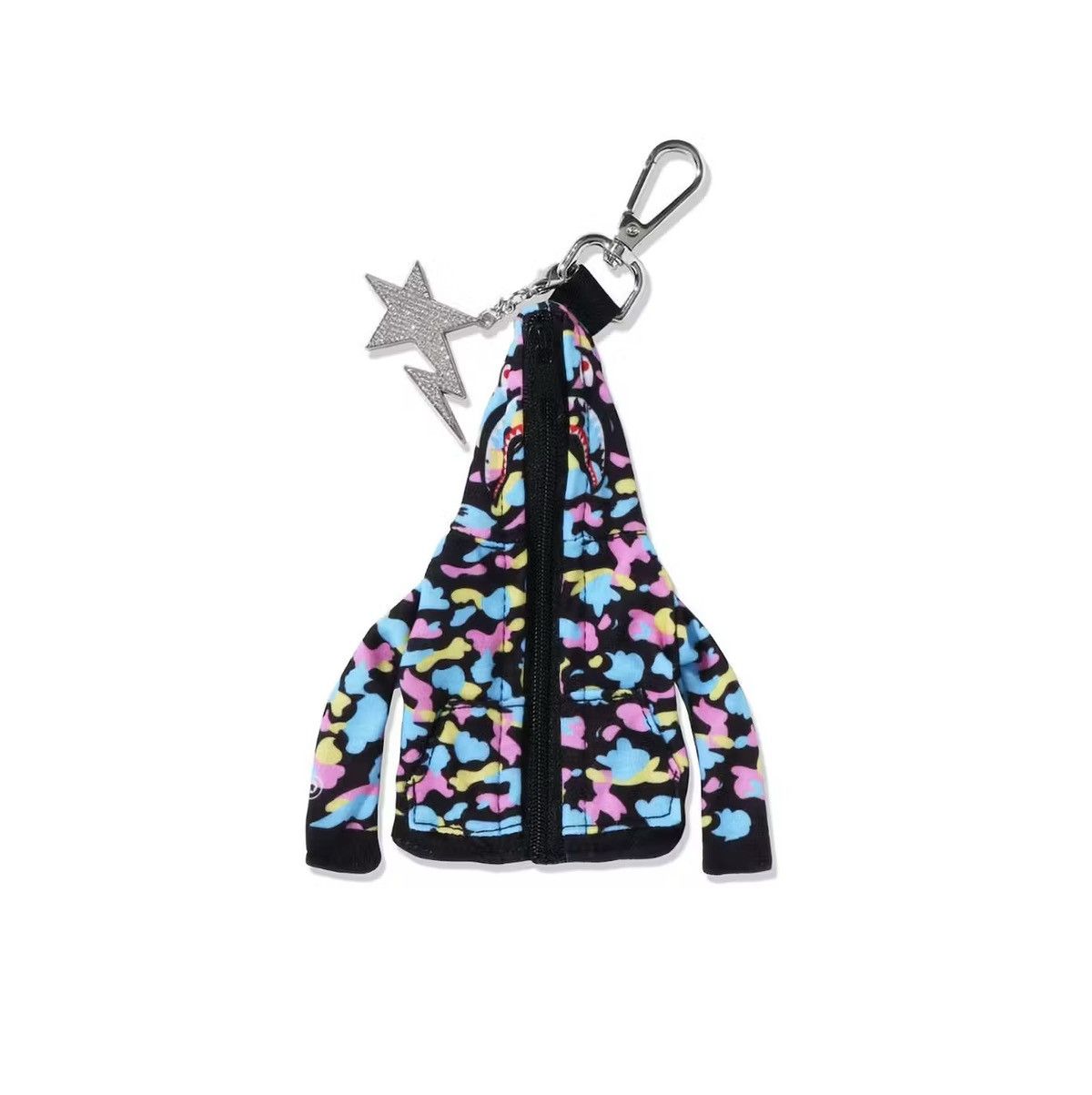 Bape BAPE Shark Full Zip Hoodie Keychain Black Size ONE SIZE - 1 Thumbnail
