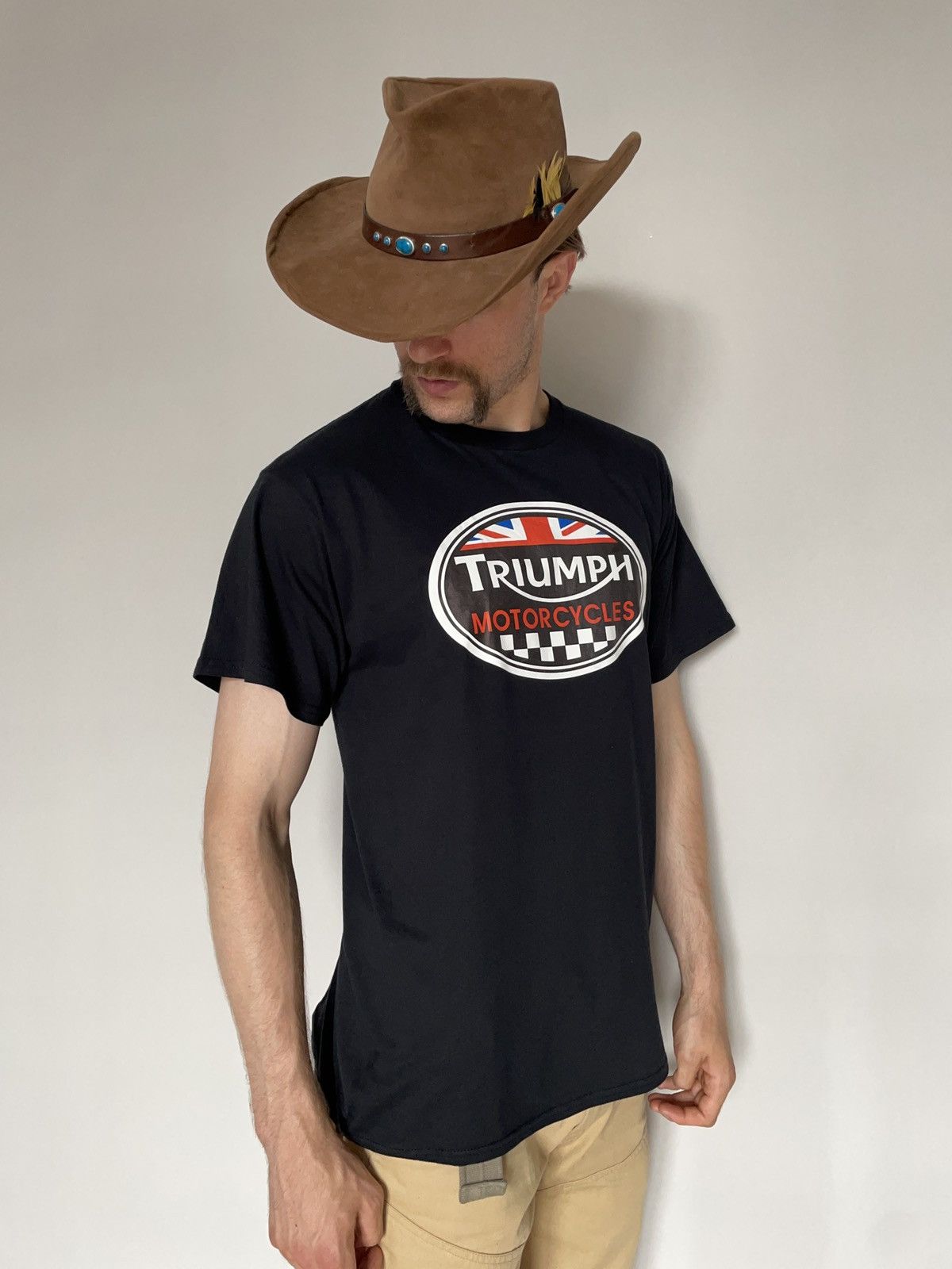 Gildan Triumph Motorcycle Gildan T-shirt Mens size 2XL Size US XXL / EU 58 / 5 - 4 Thumbnail
