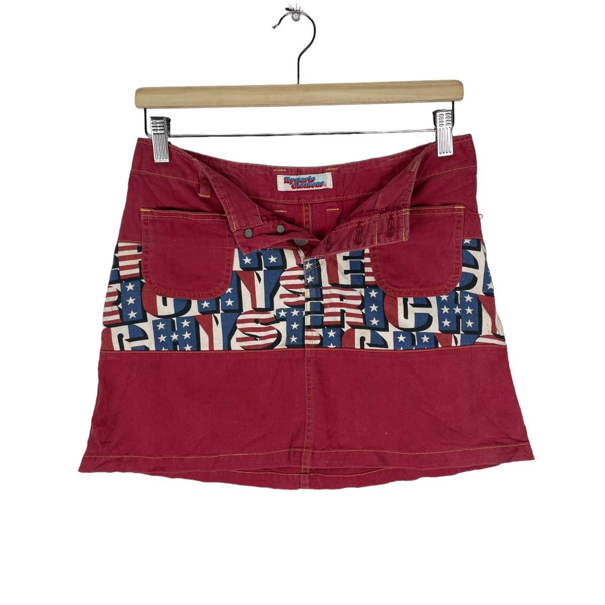 Hysteric Glamour ⚡️HYSTERIC GLAMOUR USA FLAG SHORT SKIRTS Size 27" / US 4 / IT 40 - 1 Thumbnail