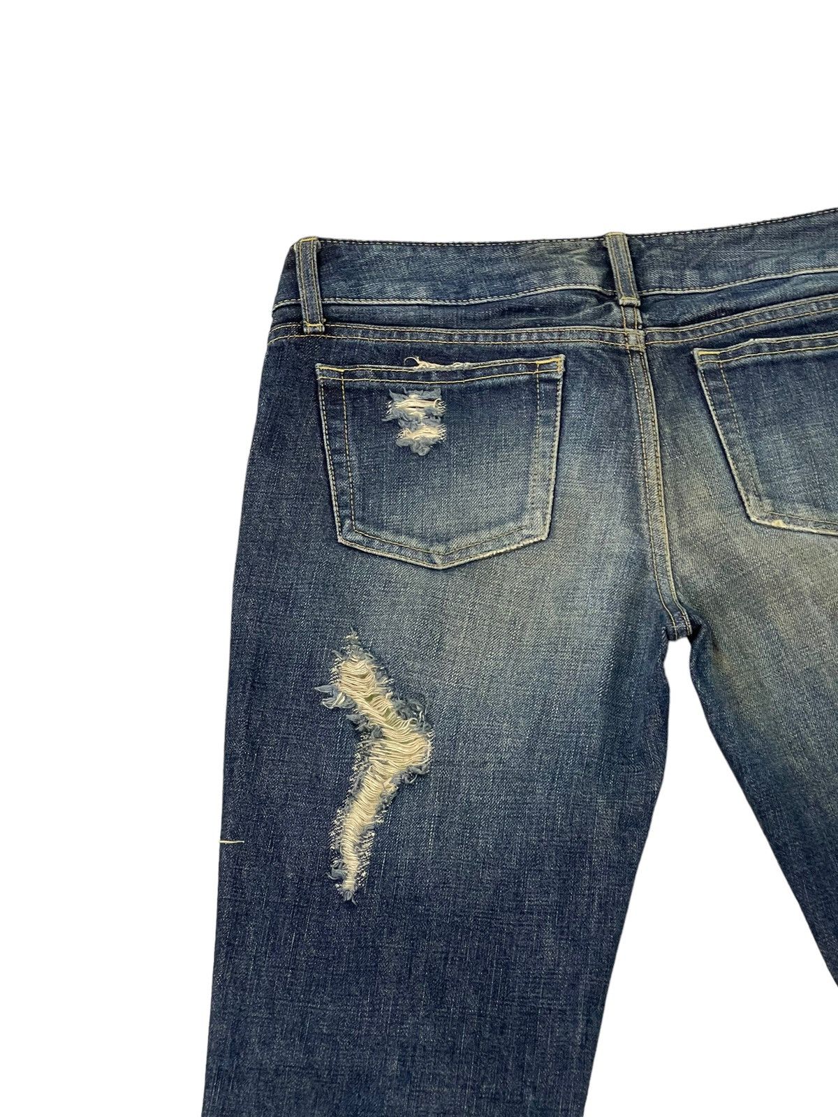 Flare Jeans Slim Platinum Japan Distress Low Rise 6🟦1