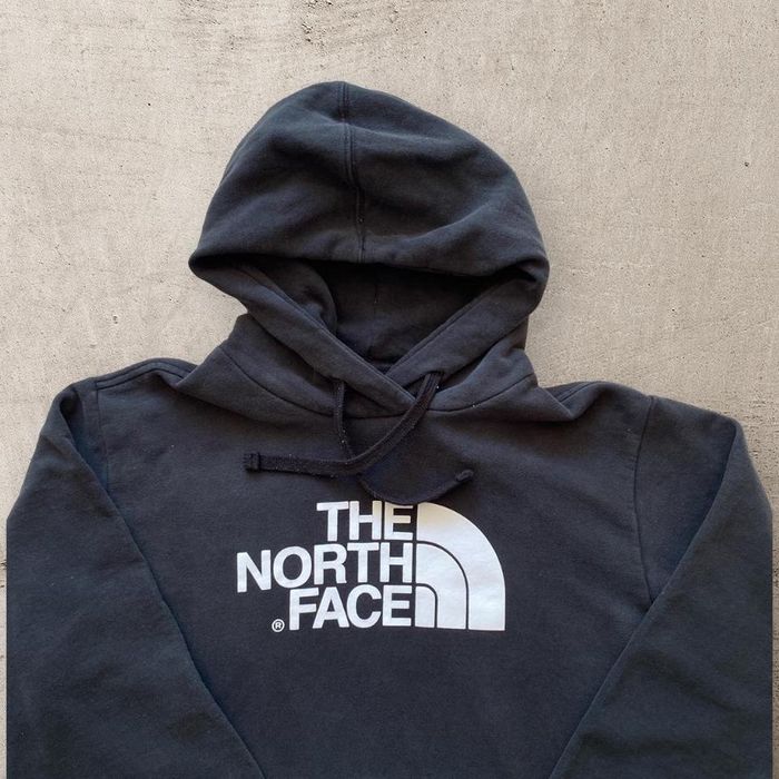 Vintage The north face black hoodie | Grailed