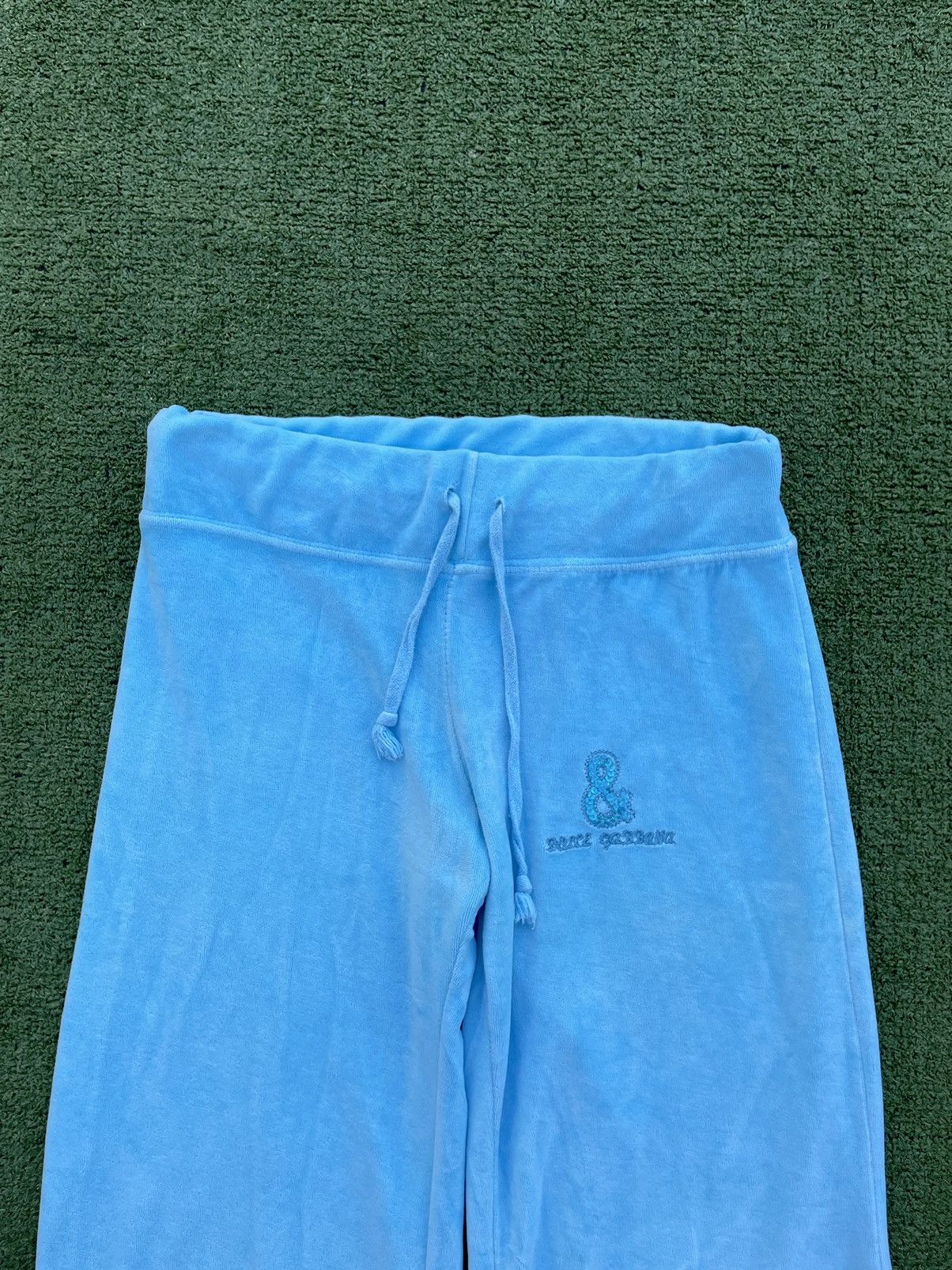 Dolce & Gabbana Vintage Dolce&Gabbana Velour Sweatpants Size 36" / US 14 / IT 50 - 2 Thumbnail
