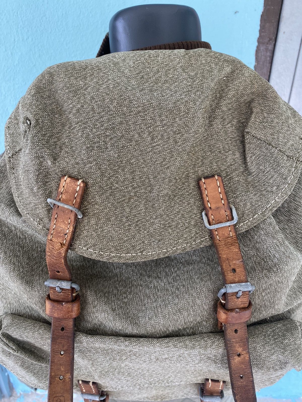 Vintage True Vintage Issue 1957 Rucksack Bag Pack Swiss Army Size ONE SIZE - 2 Thumbnail