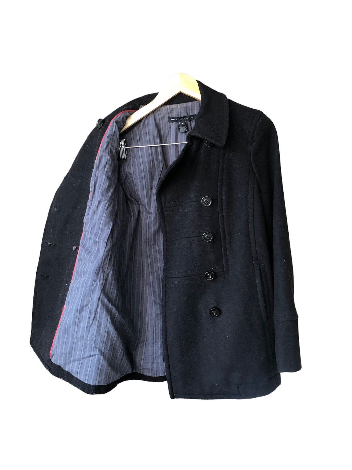 Marc Jacobs Marc by Marc Jacobs Double Breasted Wool Peacoat Size US M / EU 48-50 / 2 - 3 Thumbnail