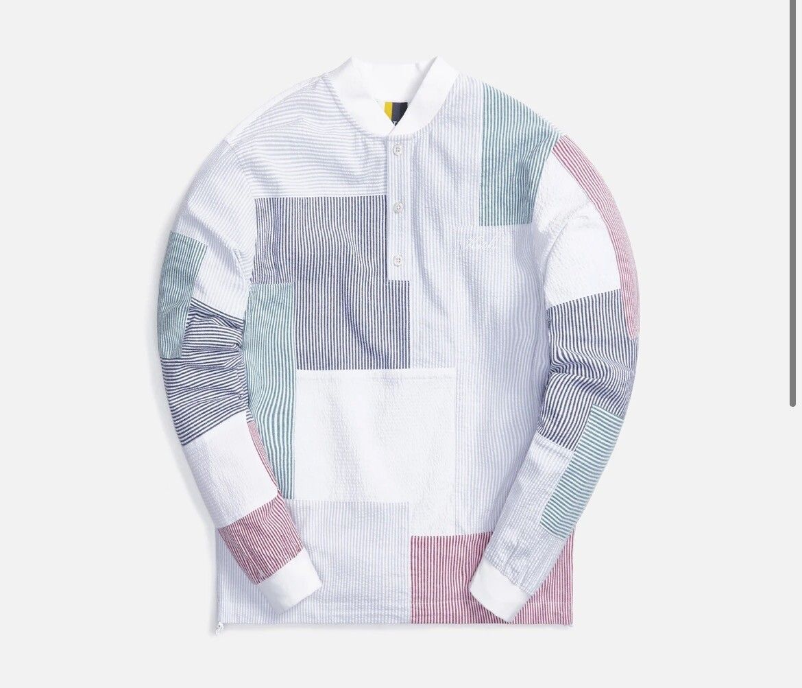 Kith Kith Patchwork Pearson Henley Pullover | Grailed