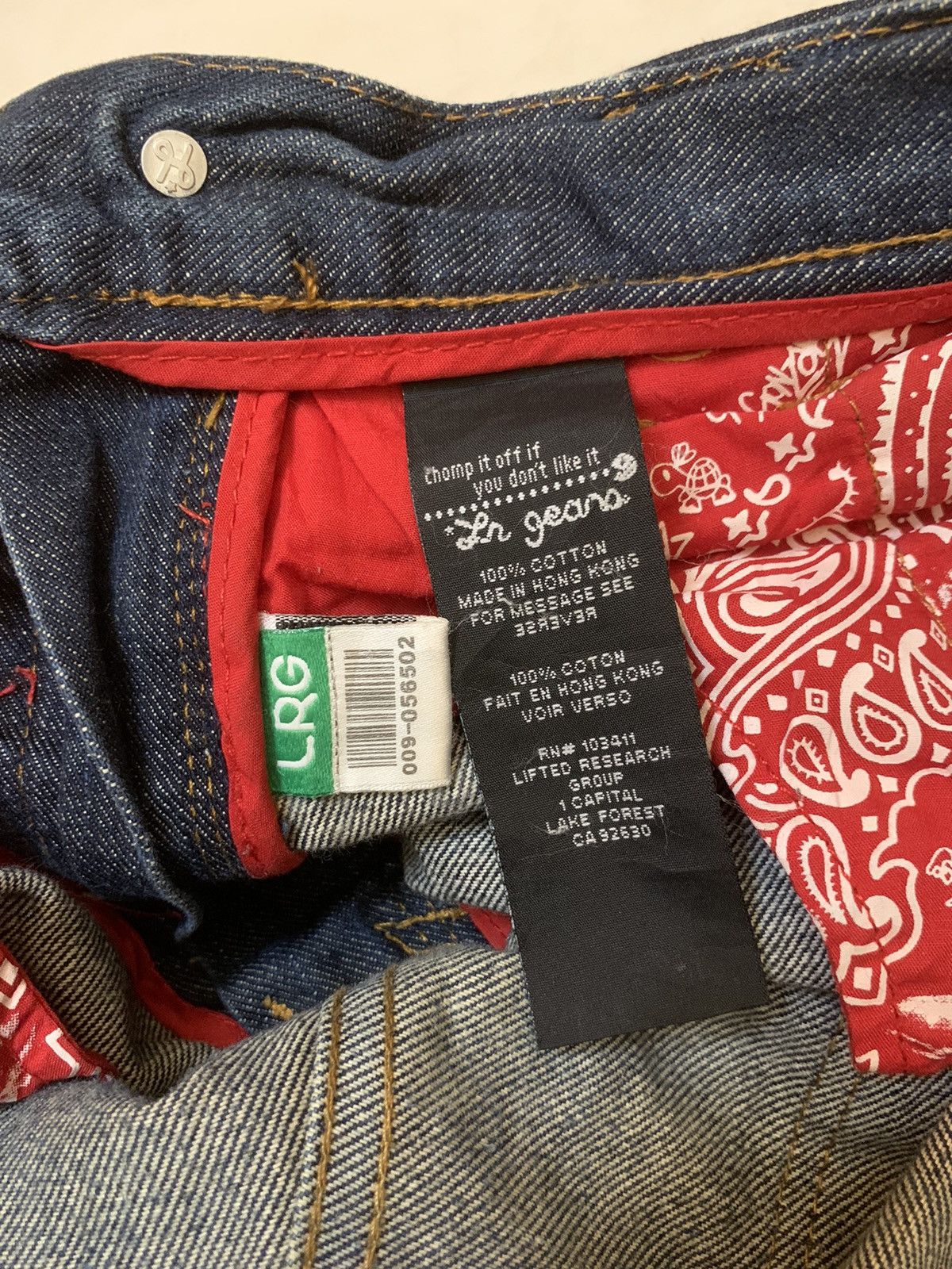 LRG Vintage LRG Rob Gonzalez Streetwear Denim Size US 35 - 15 Thumbnail