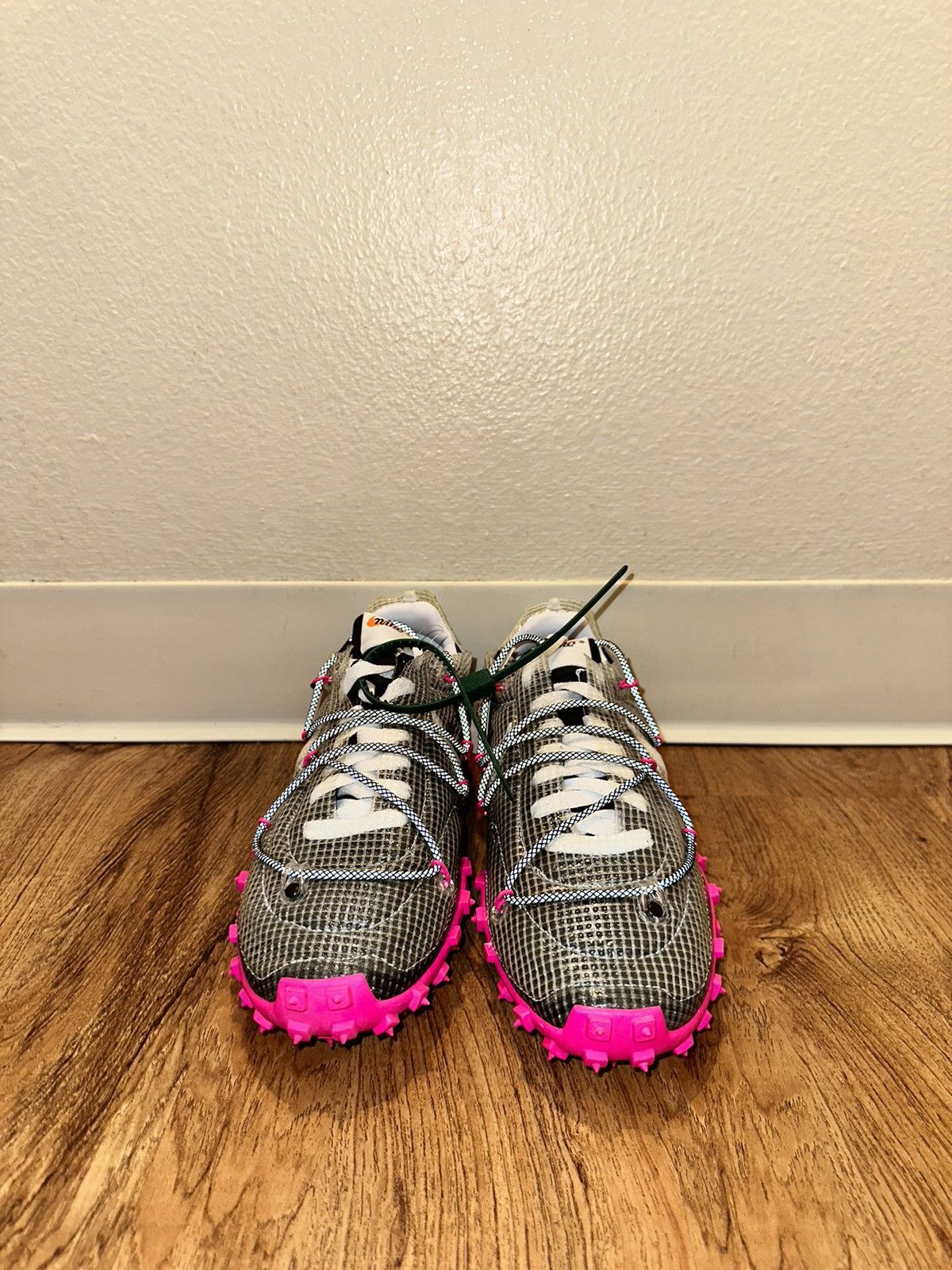 Nike × Off-White Nike Waffle Racer Off-White Black (Women's) Size US 8.5 / IT 38.5 - 4 Thumbnail