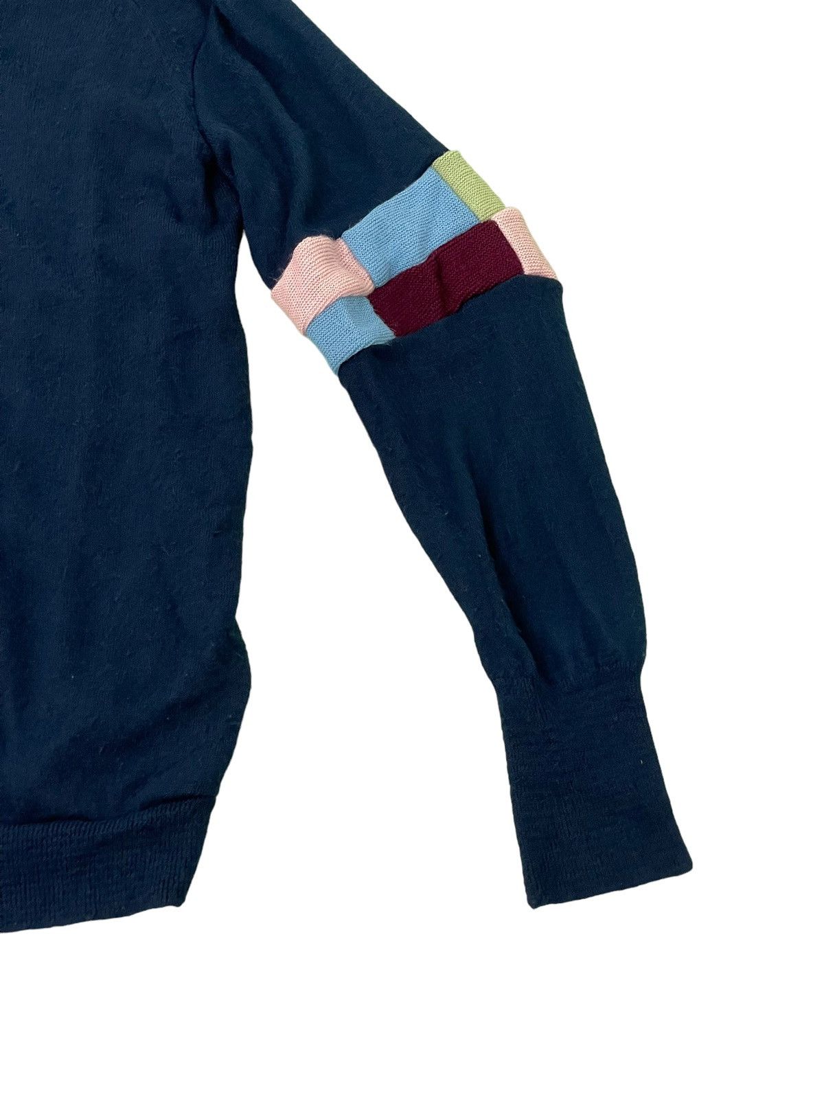 Christian Dior Monsieur Vtg Christian Dior Sweatshirt Striped Wool Like 5🟩0 Size US L / EU 52-54 / 3 - 12 Thumbnail
