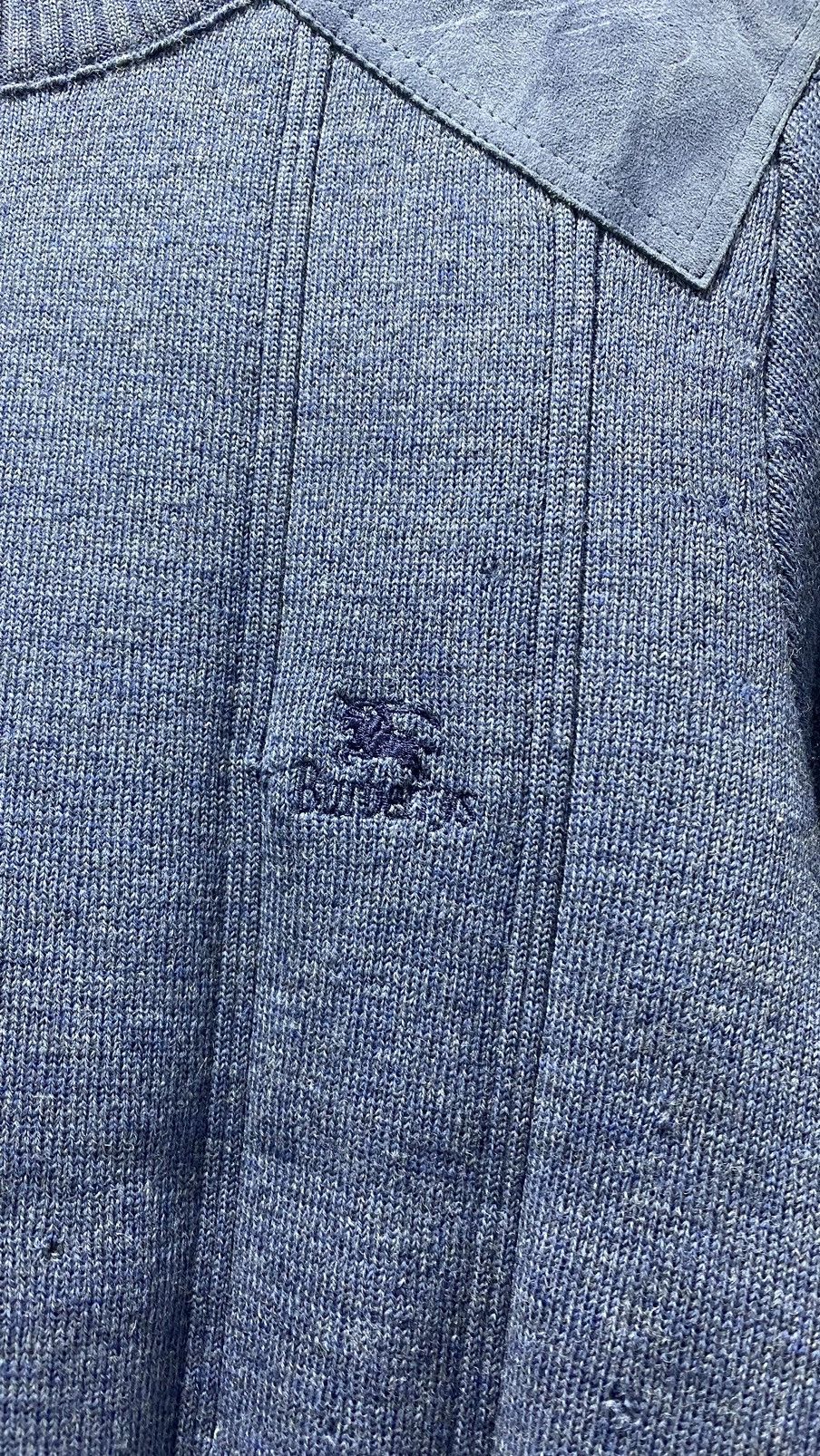 Burberry 🚨FINAL DROP🚨 Vintage Burberrys Wool Sweater Suede Padding Size US M / EU 48-50 / 2 - 10 Thumbnail