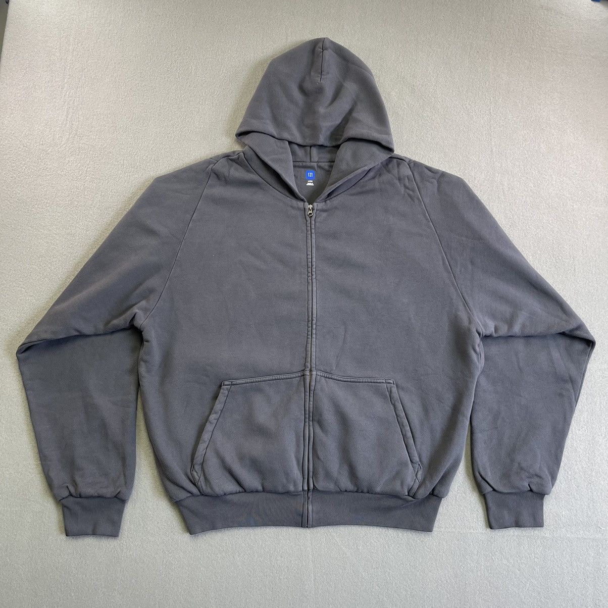 Gap Yeezy Gap Hoodie Zip Up Dark Gray UNRELEASED | Grailed