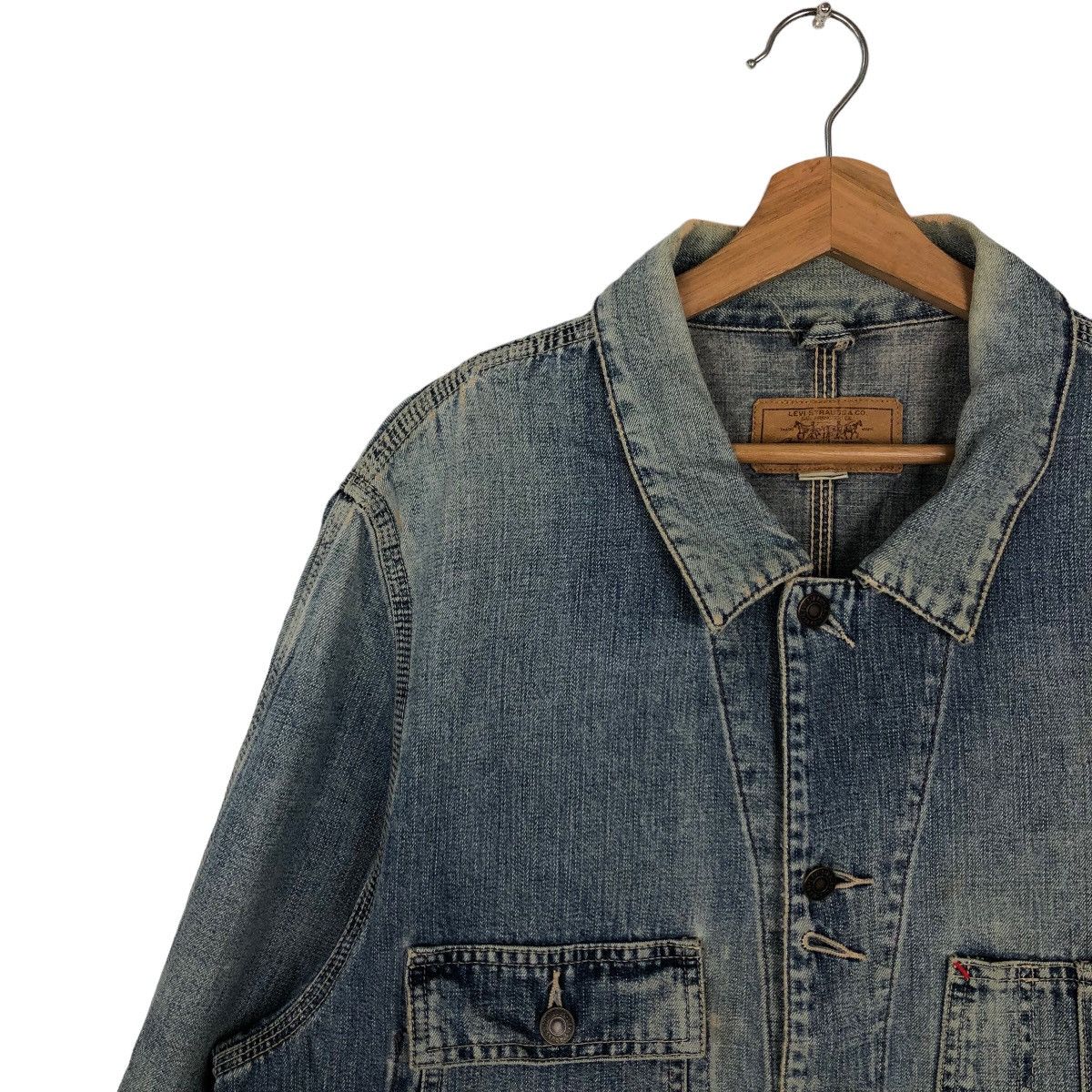 Levi's VINTAGE HIKORY CHORE DENIM WORKER JACKET LEVI’S Size US M / EU 48-50 / 2 - 6 Thumbnail