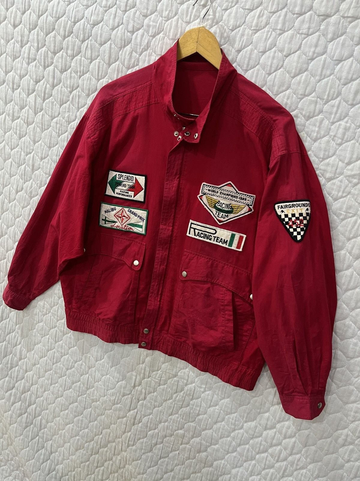 Sports Specialties × Vintage (Vvvv)🔥🔥🔥1989 WORLD CHAMPIONSHIP RACING TEAM Size US L / EU 52-54 / 3 - 2 Thumbnail