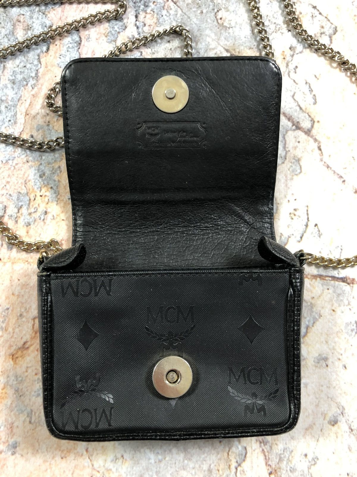 MCM × Vintage MCM chain mini bag Size ONE SIZE - 4 Thumbnail