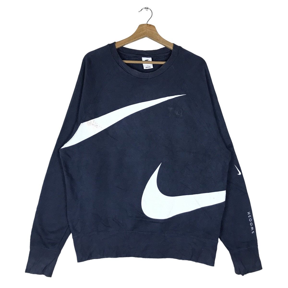 Nike Nike Trademark Big Logo Front Back Pullover Jumper | Grailed