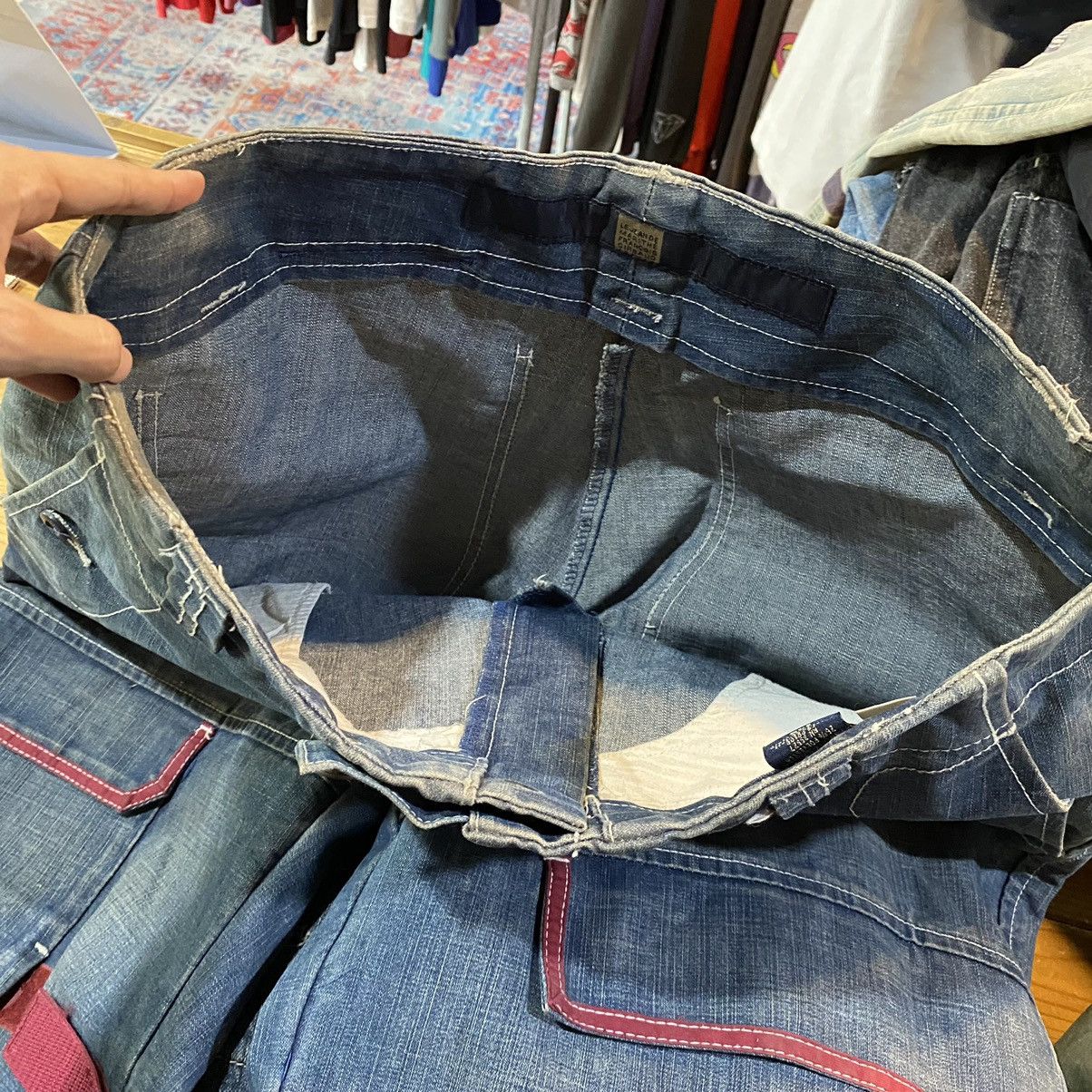 Marithe + Francois Girbaud Marithe Francois Girbaud Bondage Denim Pants Size US 34 / EU 50 - 20 Thumbnail