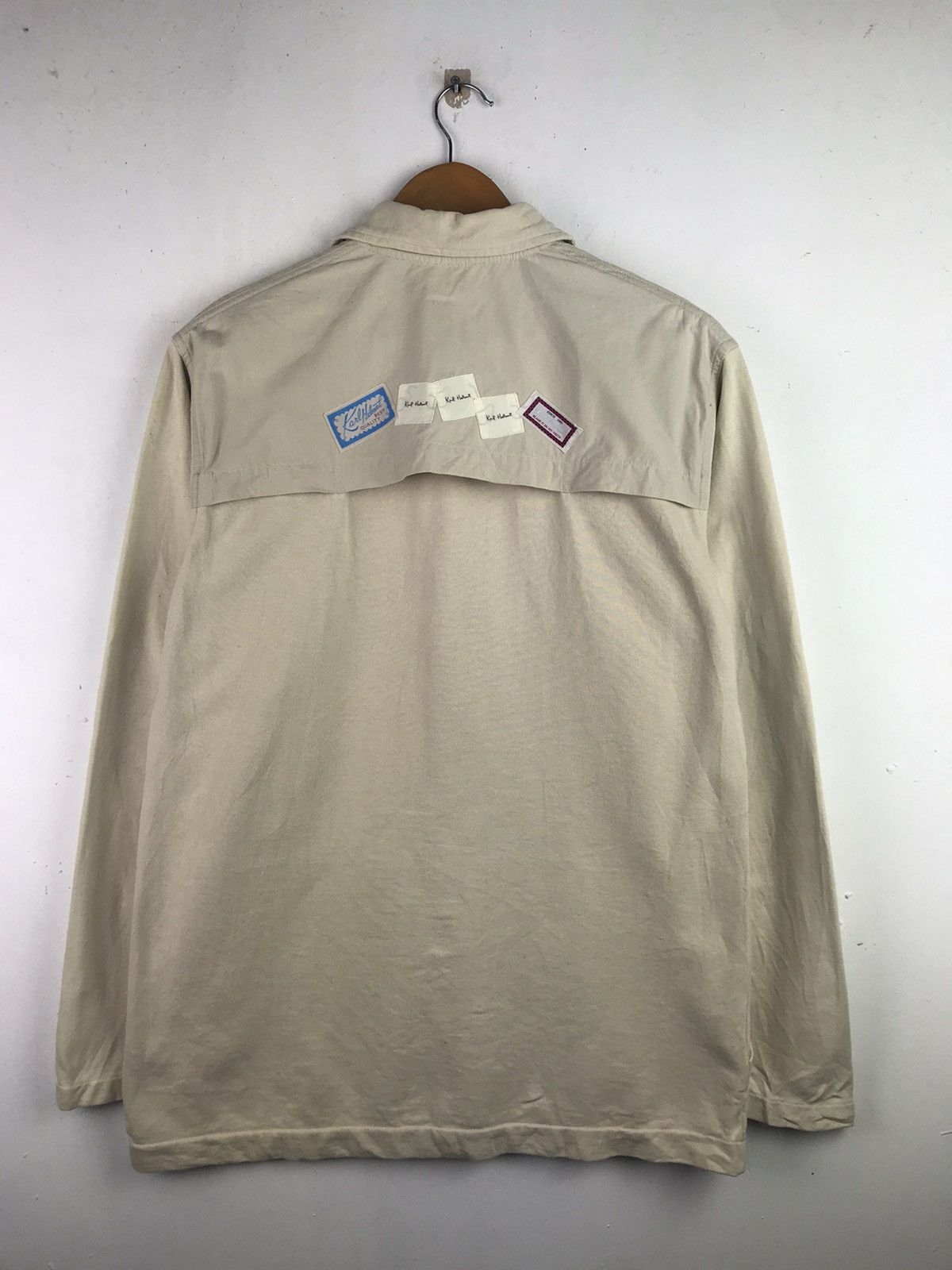 Karl Helmut × Vintage Vintage Karl Helmut Button ups Rare Patch Design Size US M / EU 48-50 / 2 - 2 Thumbnail