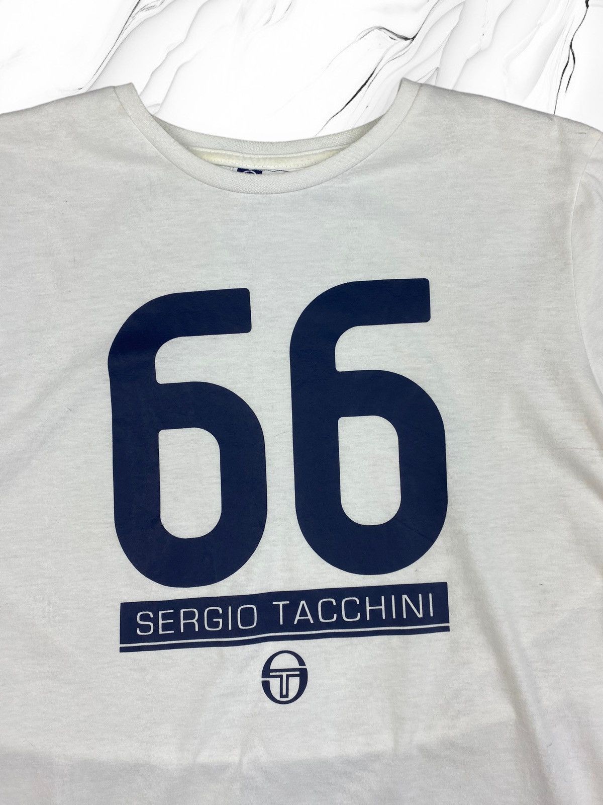 Sergio Tacchini × Vintage Vintage Sergio Tacchini T Shirt Big Logo Travis kanye Style Size US L / EU 52-54 / 3 - 4 Thumbnail