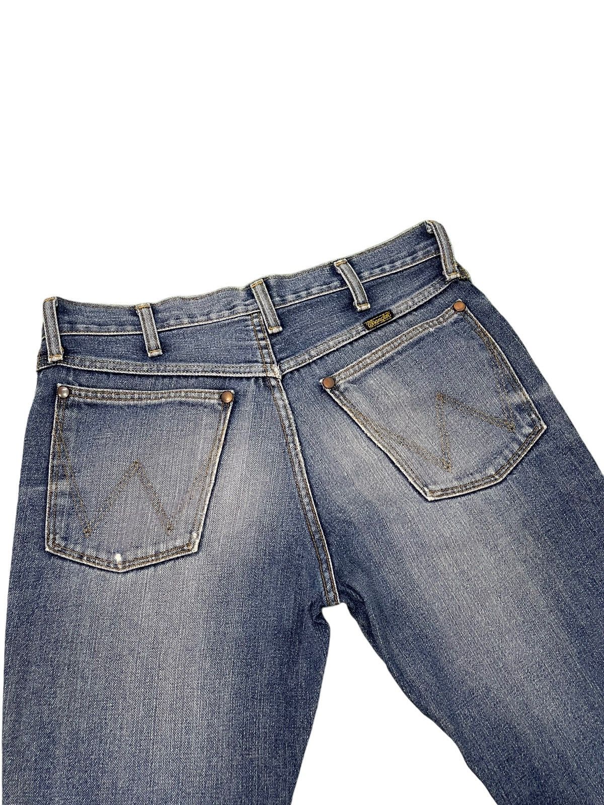 Japanese Brand Flare Jeans Vtg Wrangler Japan Distress Bell Bottom 6🟦0 Size US 30 / EU 46 - 17 Thumbnail