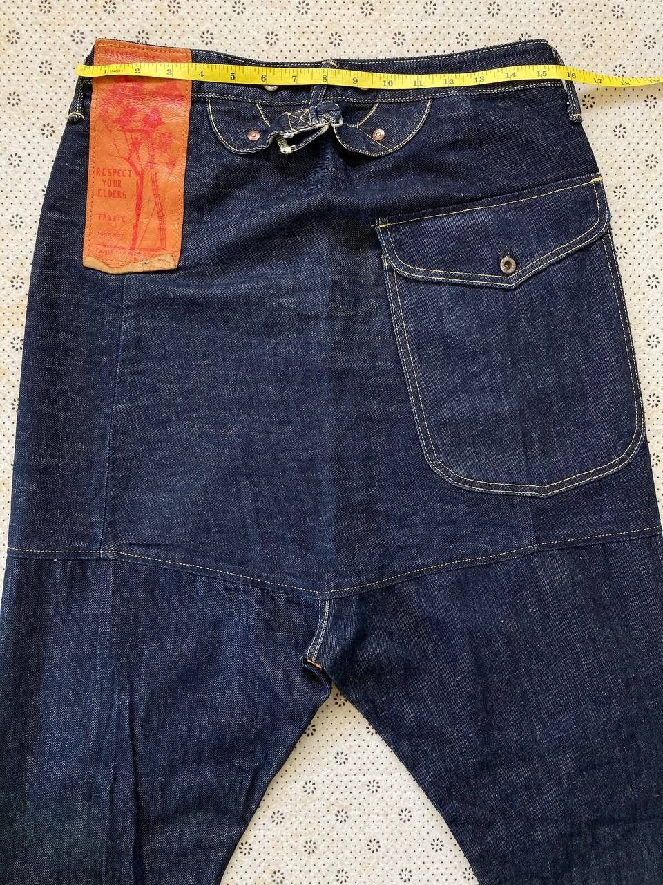 Kapital Kapital Biker Indigo Denim Pant Size US 31 - 3 Thumbnail