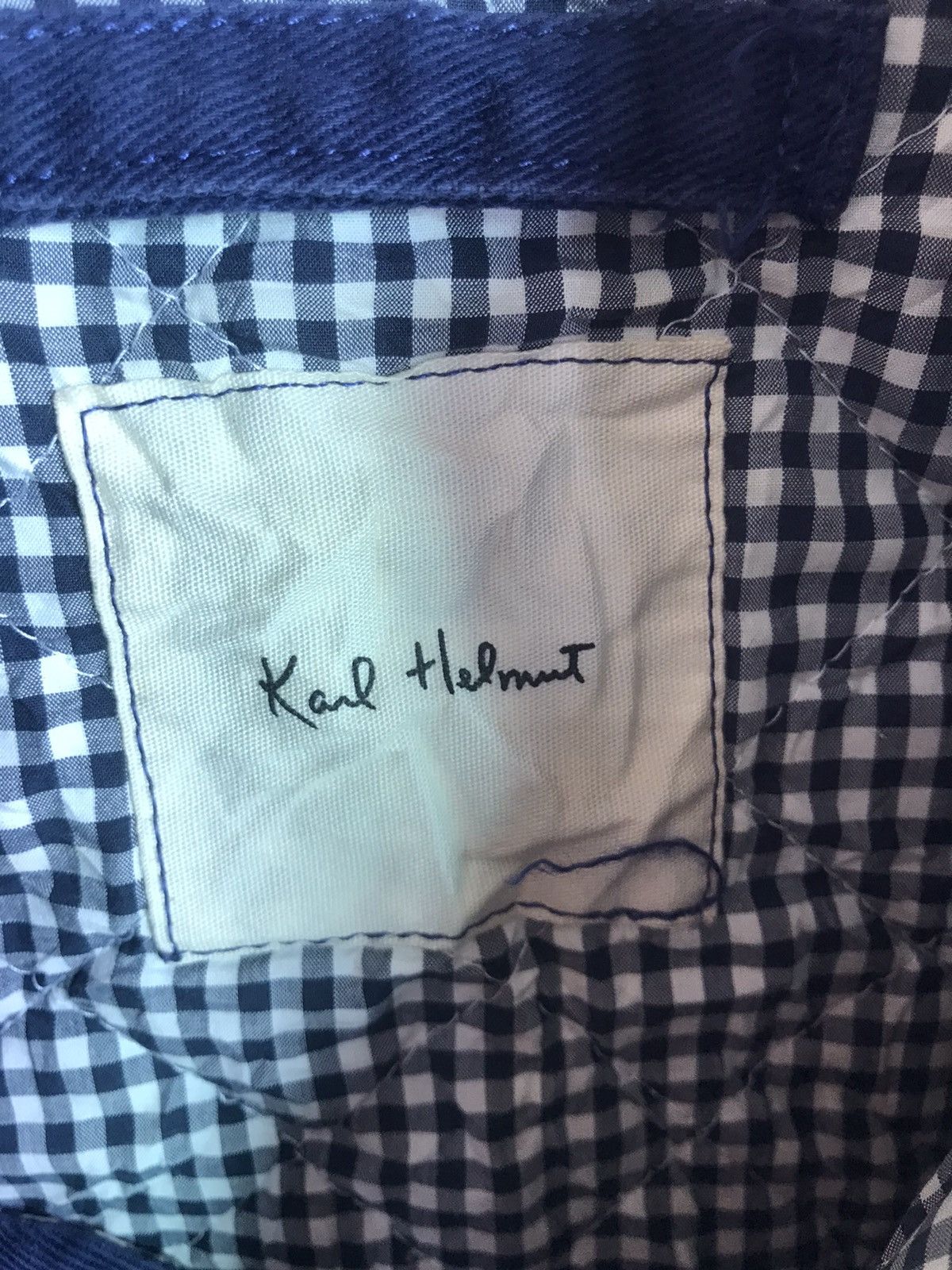 Karl Helmut × Vintage ‼️VINTAGE KARL HELMUT BOMBER JACKET SPELLOUT‼️ Size US L / EU 52-54 / 3 - 5 Thumbnail