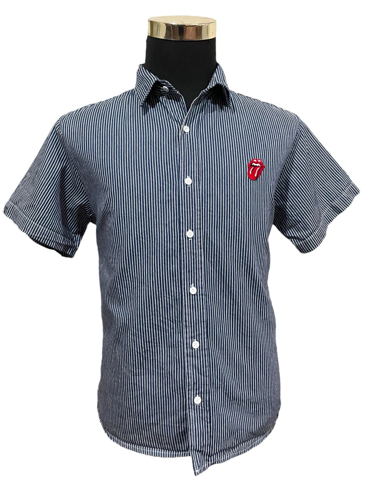 The Rolling Stones The Rolling Stones Hickory Stripe Wabash Workwear Shirt Size US M / EU 48-50 / 2 - 6 Thumbnail