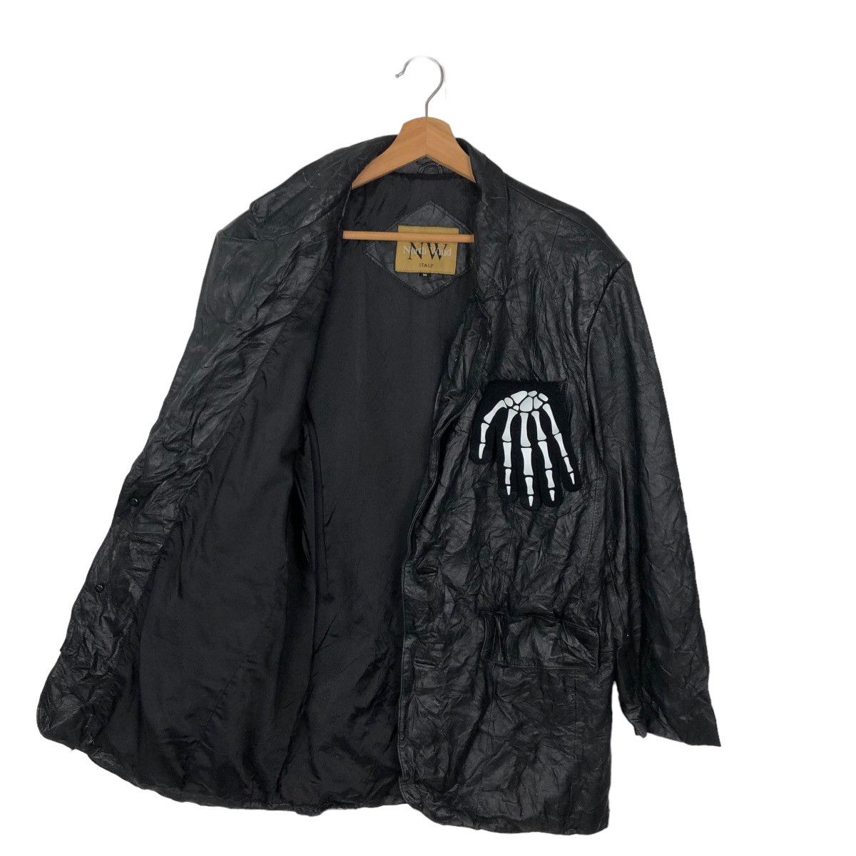 Japanese Brand VINTAGE SOFT GENUINE LEATHER JACKET NORTH WIND Size US M / EU 48-50 / 2 - 8 Thumbnail