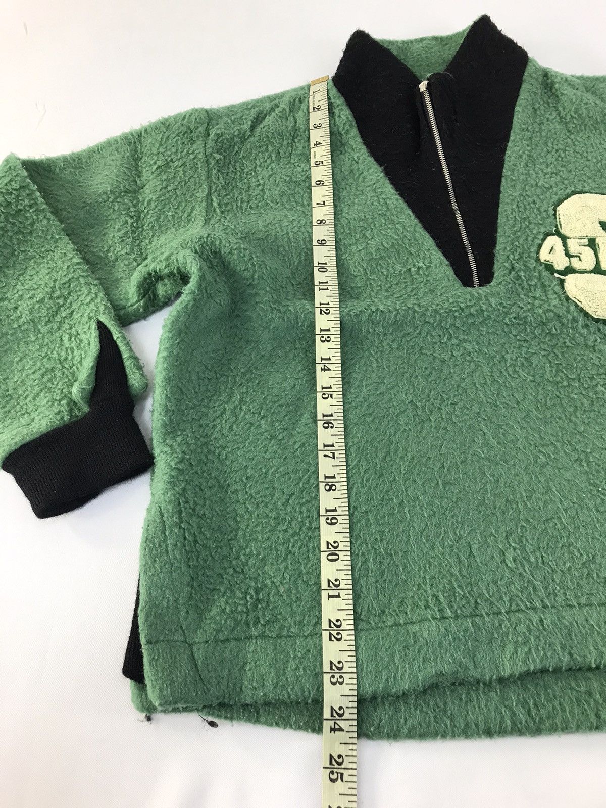 45rpm × Japanese Brand 90s Boys 45RPM Studios Fleece Half Zip Jacket Design Size US M / EU 48-50 / 2 - 8 Thumbnail