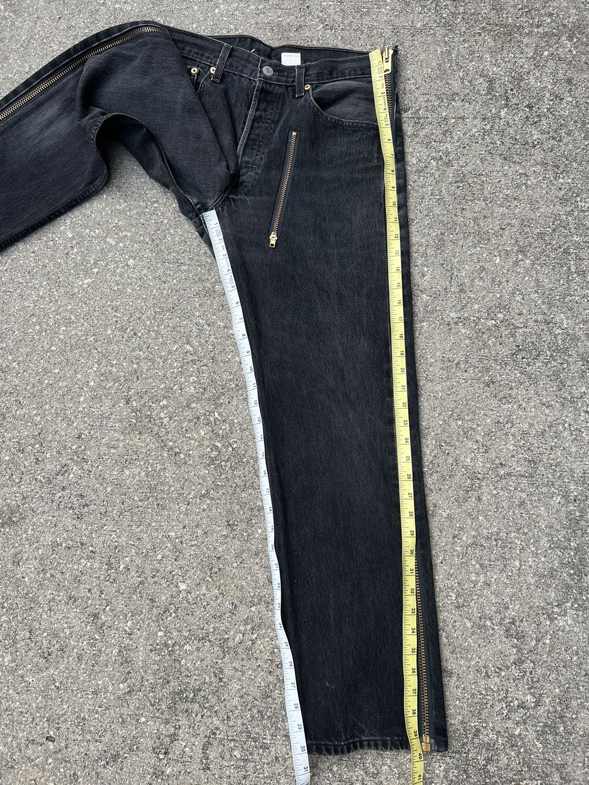 Needles Vintage Levi’s 501 REBIULD by Sonic Lab Needles Denim Jeans Size US 32 / EU 48 - 4 Thumbnail