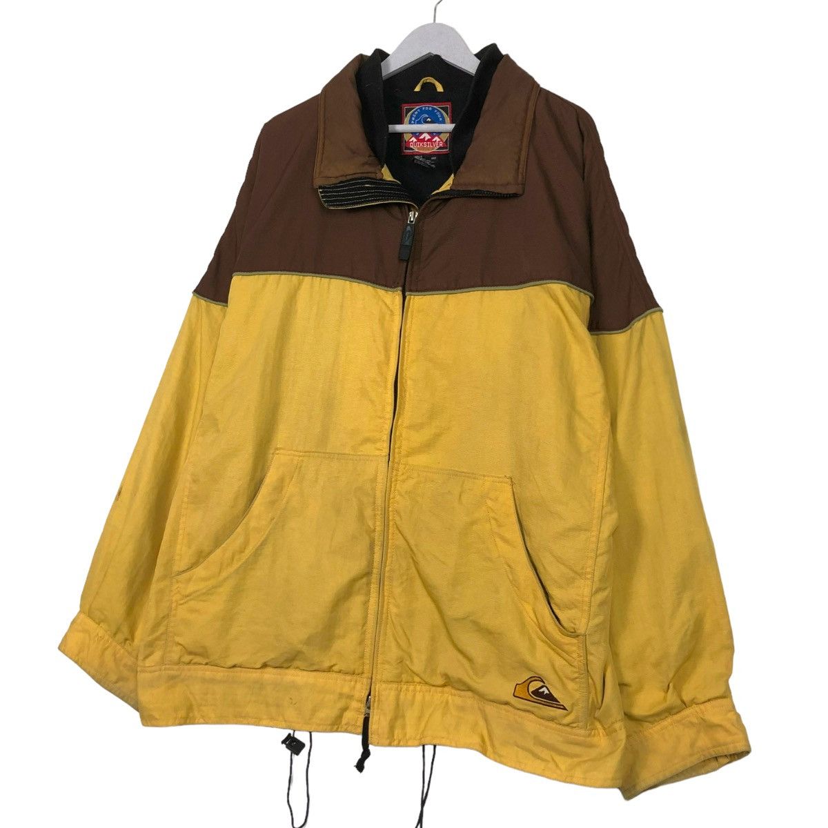 Quiksilver × Vintage 💥Y2K QUIKSILVER SNOWBOARD ZIPPER CANVAS JACKET Size US L / EU 52-54 / 3 - 3 Thumbnail