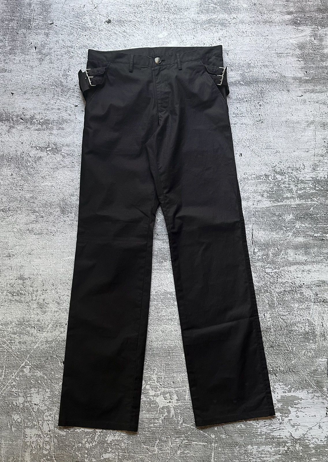 image of Jean Paul Gaultier Homme Utility Bag Pants in Black, Men's (Size 32)